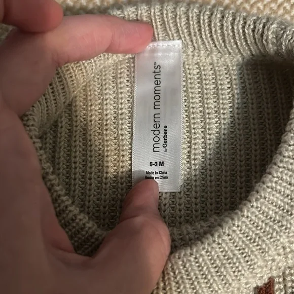 Kids 'Merry' Sweater - Cream - Picture 2 of 2